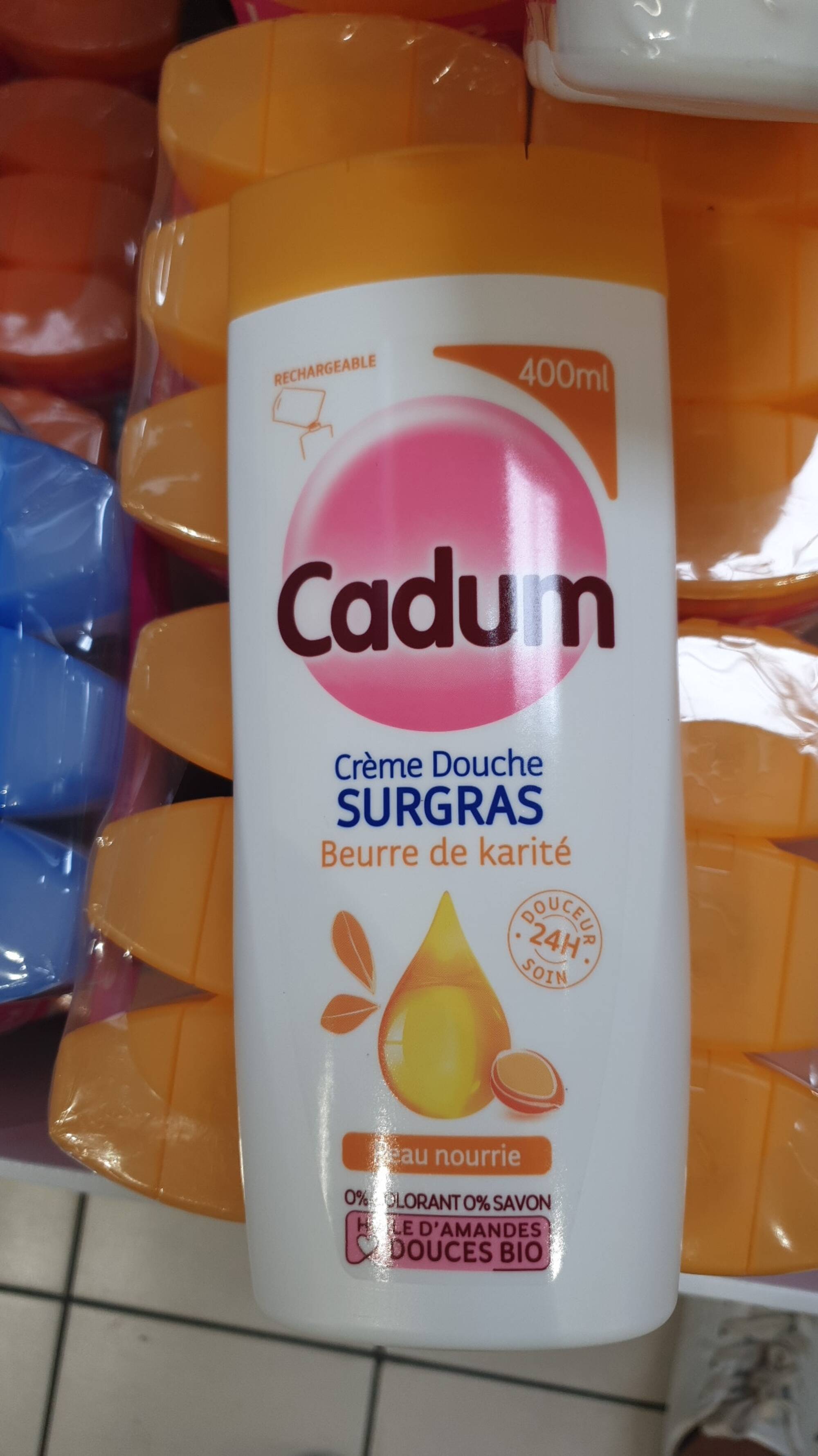 CADUM - Crème douche surgras Beurre de karité