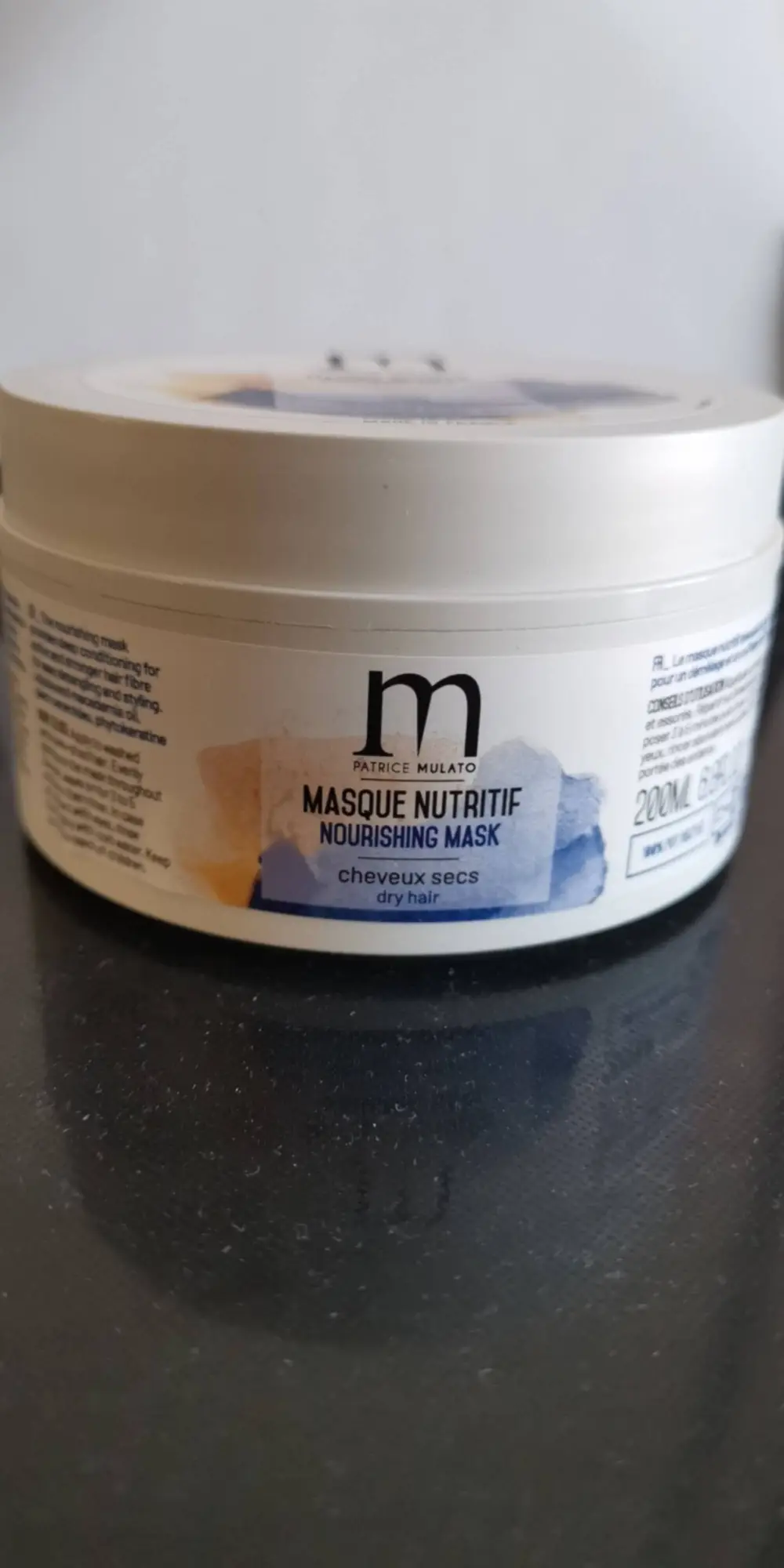 PATRICE MULATO - Masque nutritif cheveux secs