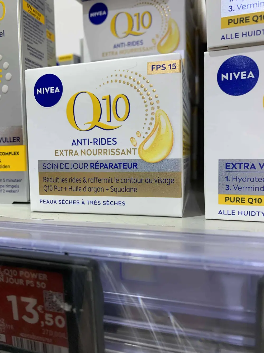 NIVEA - Q10 - Anti-rides extra nourrissant  FPS15