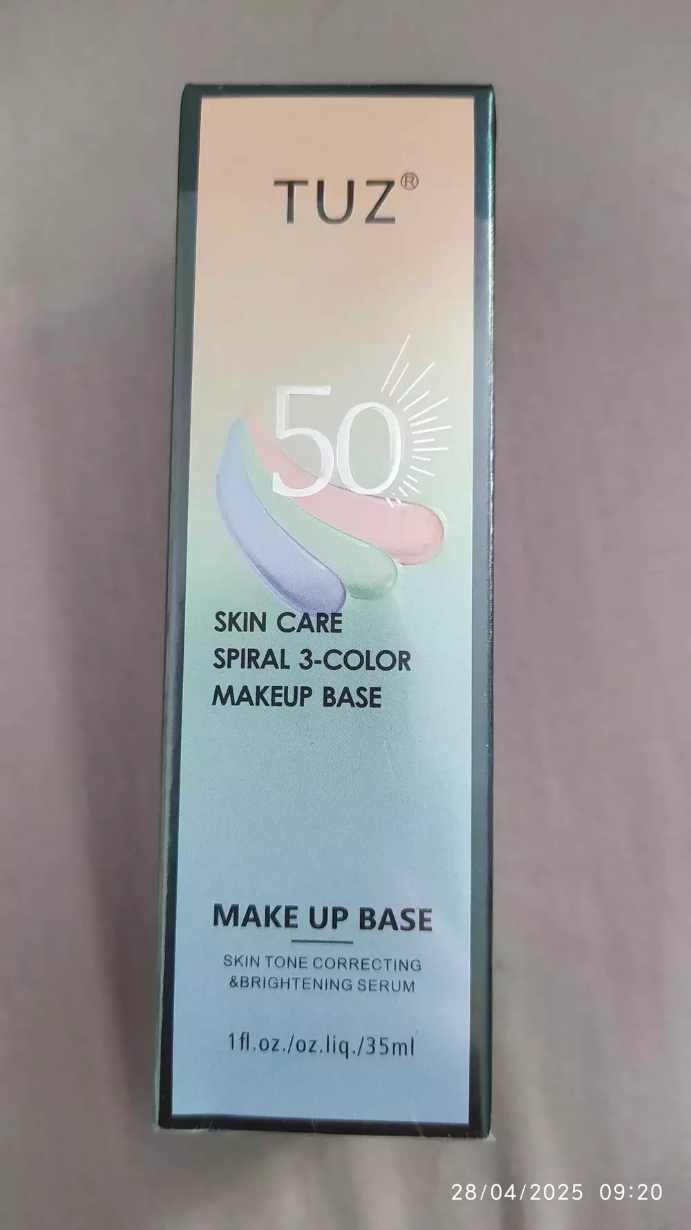 TUZ - Make up base spiral 3-color 