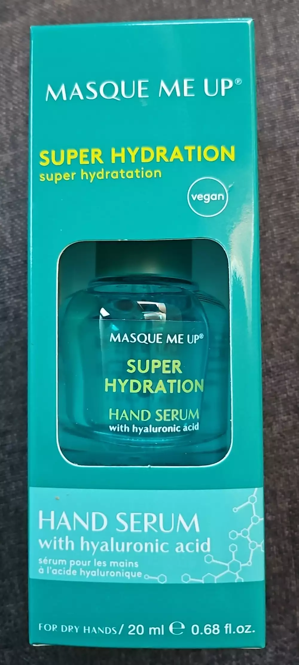 MASQUE ME UP - Super hydratation - Sérum pour les mains