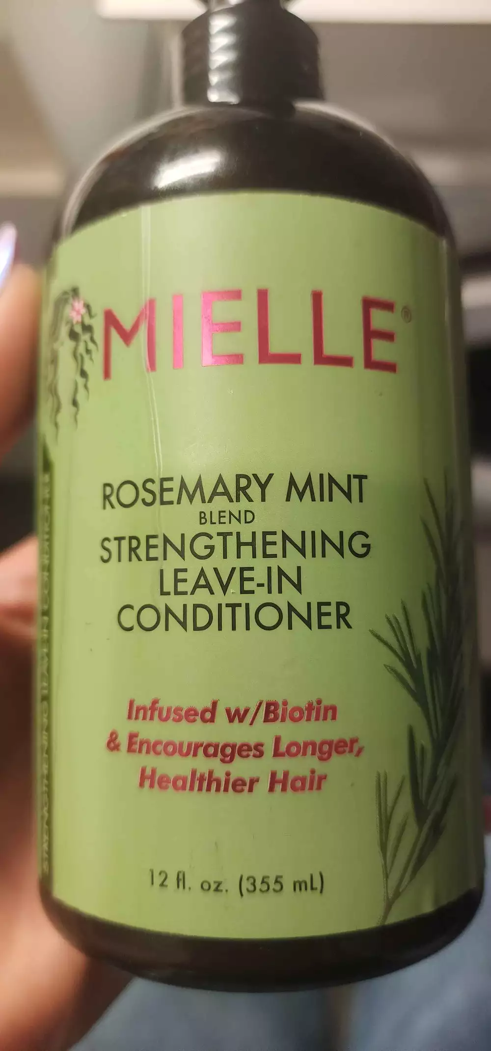 MIELLE - Rosemary mint blend strengthening leave-in conditioner