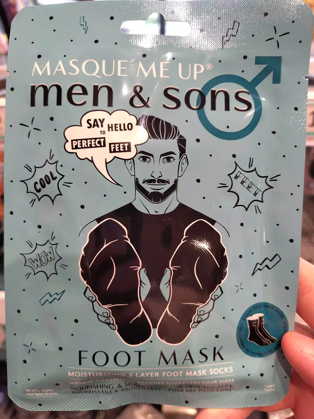 MASQUE ME UP - Men & sons - Masque chaussettes couches hydratant pour pieds