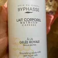 BYPHASSE - Lait corporel nutritif caresse à la gelée royale