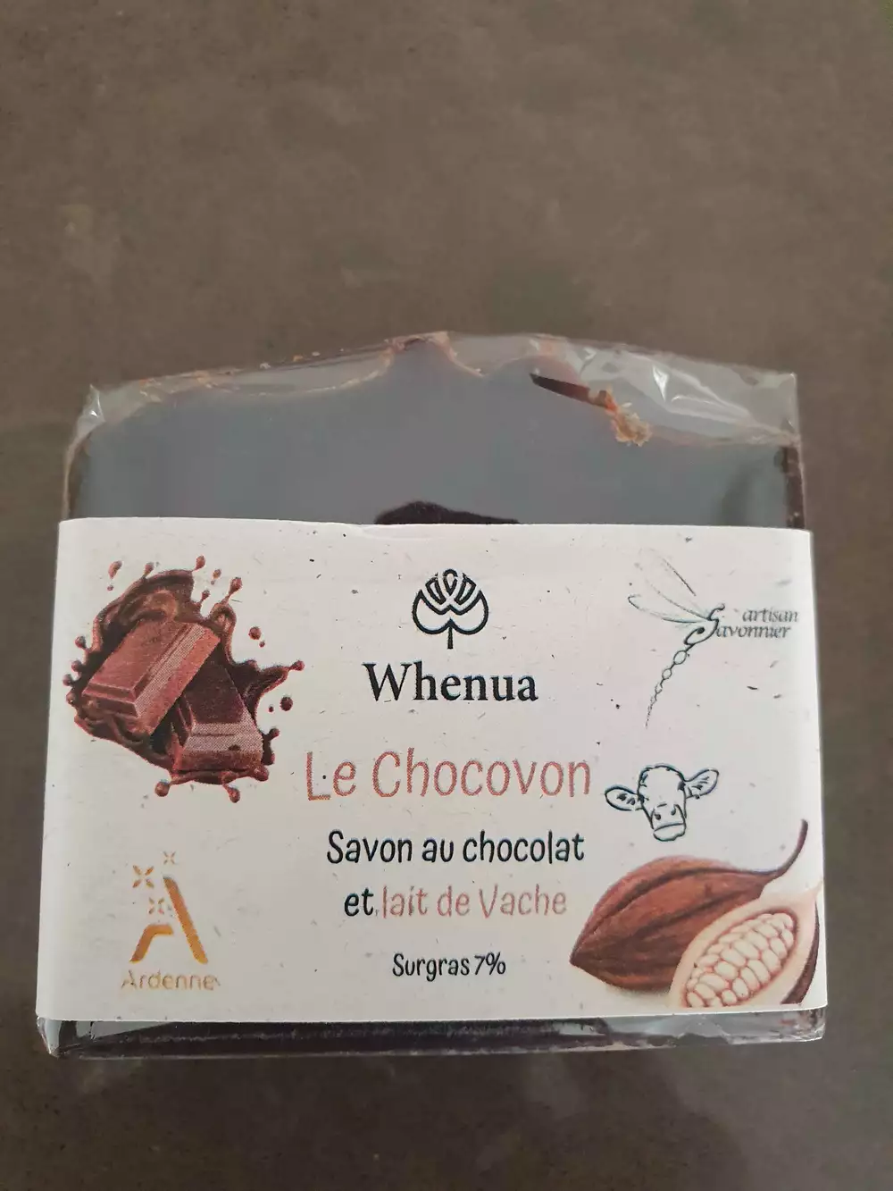 WHENUA - Le Chocovon - Savon au chocolat et lait de vache