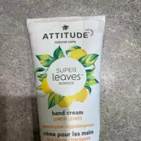ATTITUDE - Super leaves - Crème pour les mains