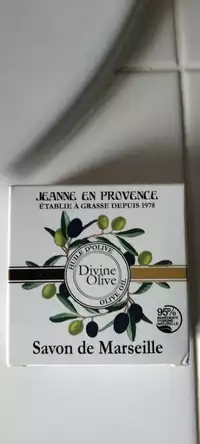 JEANNE EN PROVENCE - Divine olive - Savon de Marseille