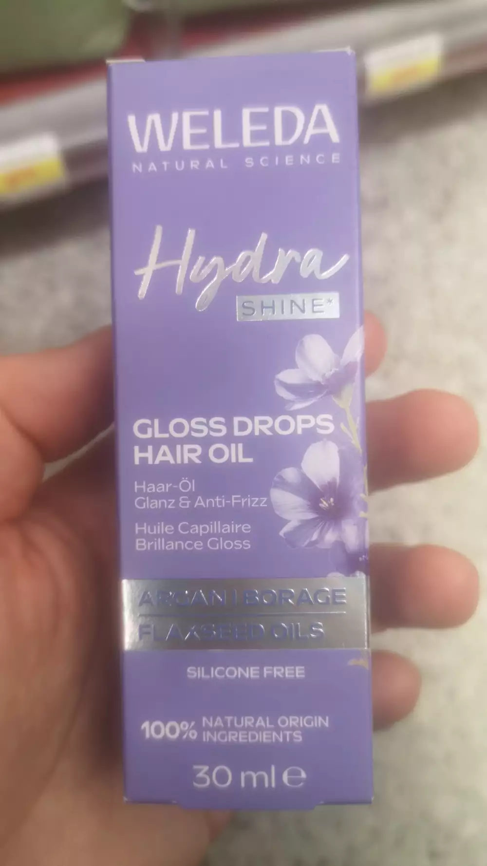 WELEDA - Hydra shine - Gloss drops hair oil