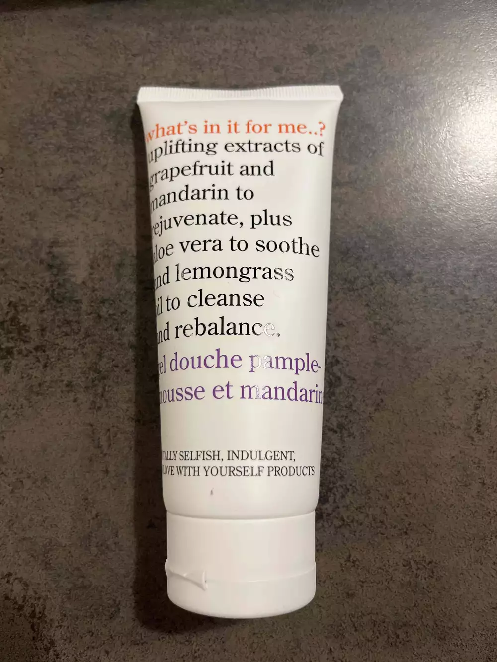 WHATSINITFORME - Gel douche pamplemousse et mandarine 