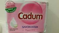 CADUM - 4 Savons doux huile d'amande douces bio