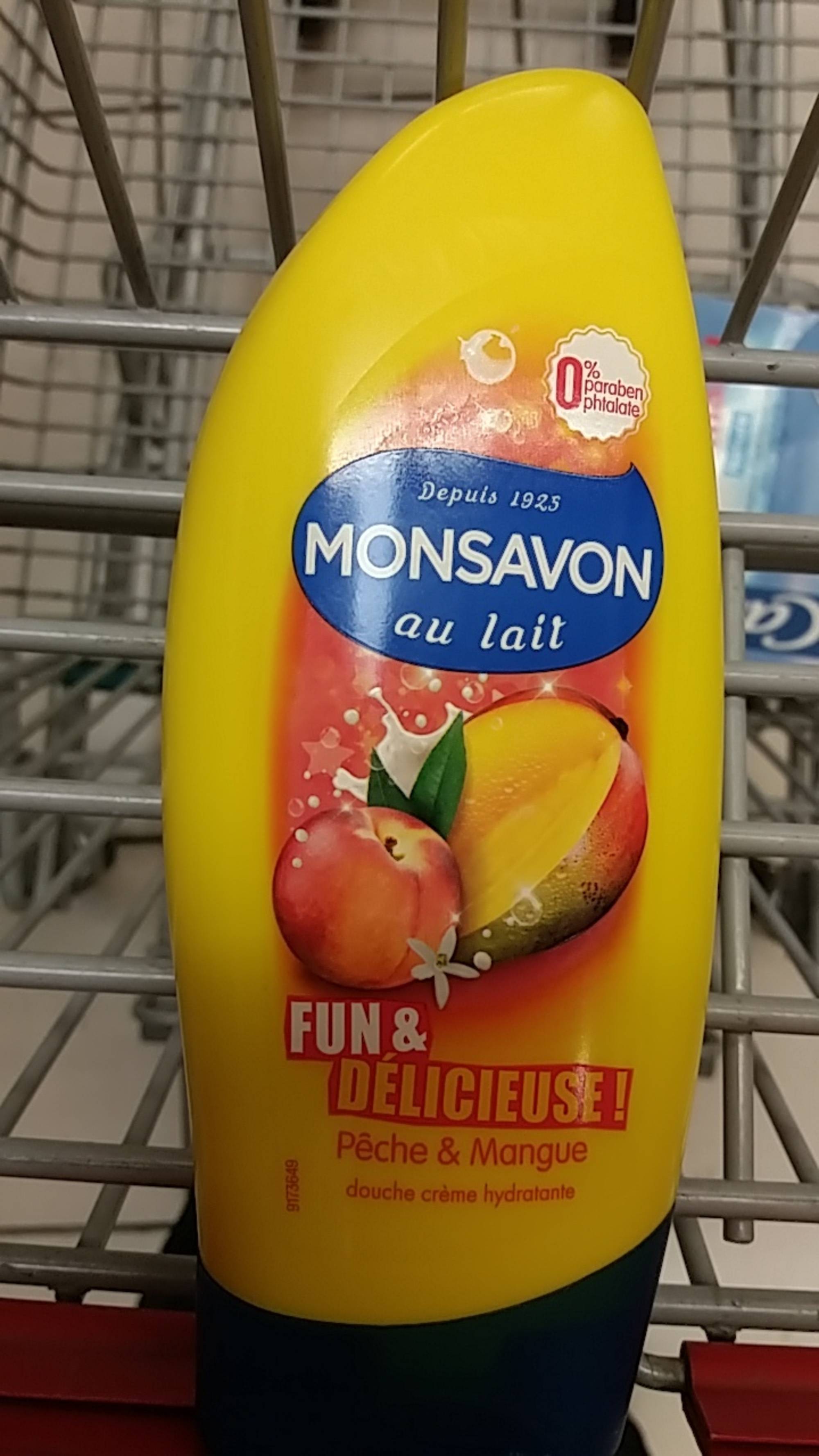 MONSAVON - Fun & délicieuse pêche & mangue -  Douche crème hydratante
