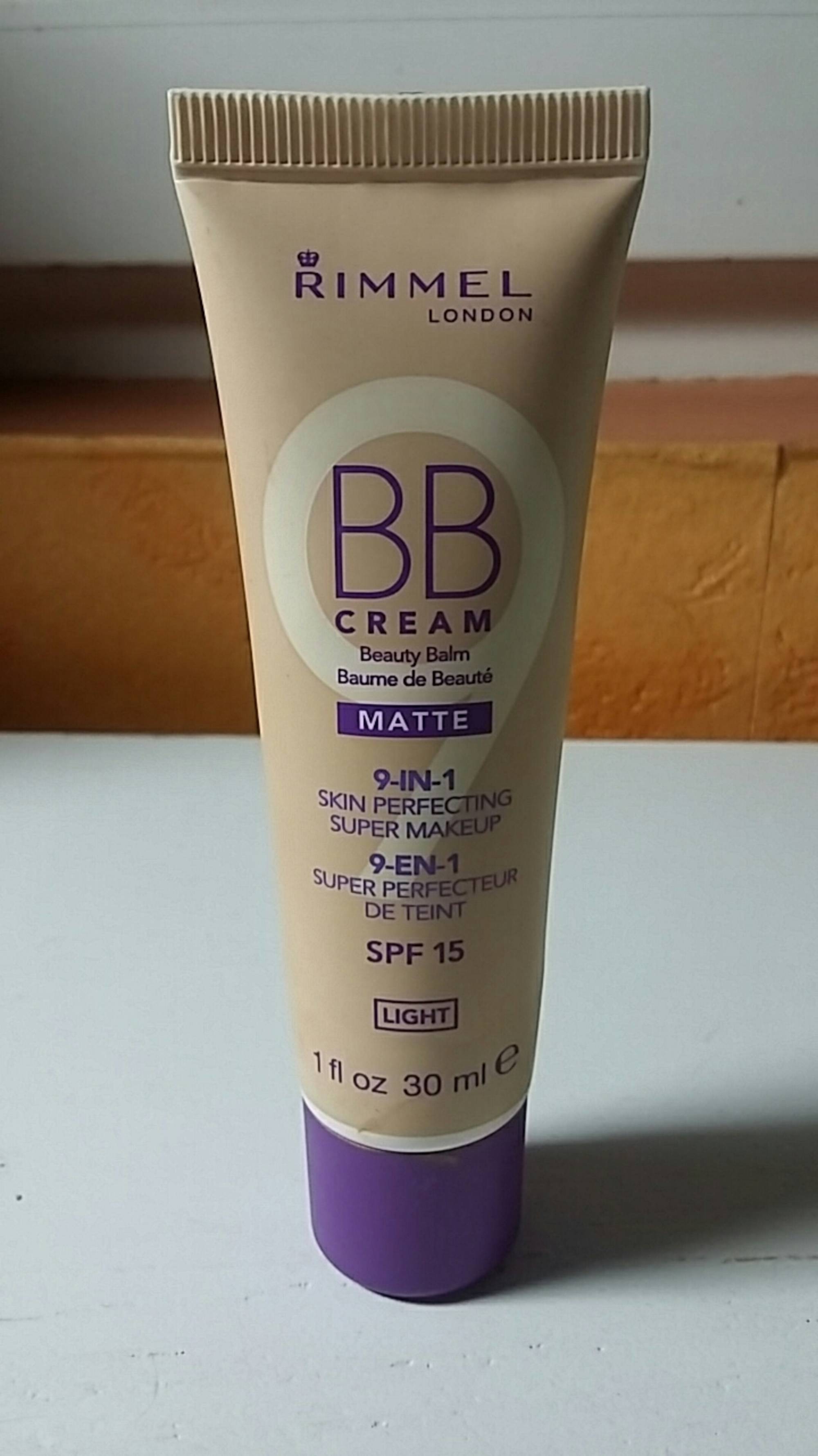 RIMMEL - BB cream Matte - Super perfecteur de teint SPF 15 light