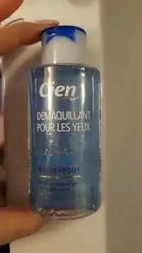 CIEN - Bi-phasé waterproof - Démaquillant pour les yeux