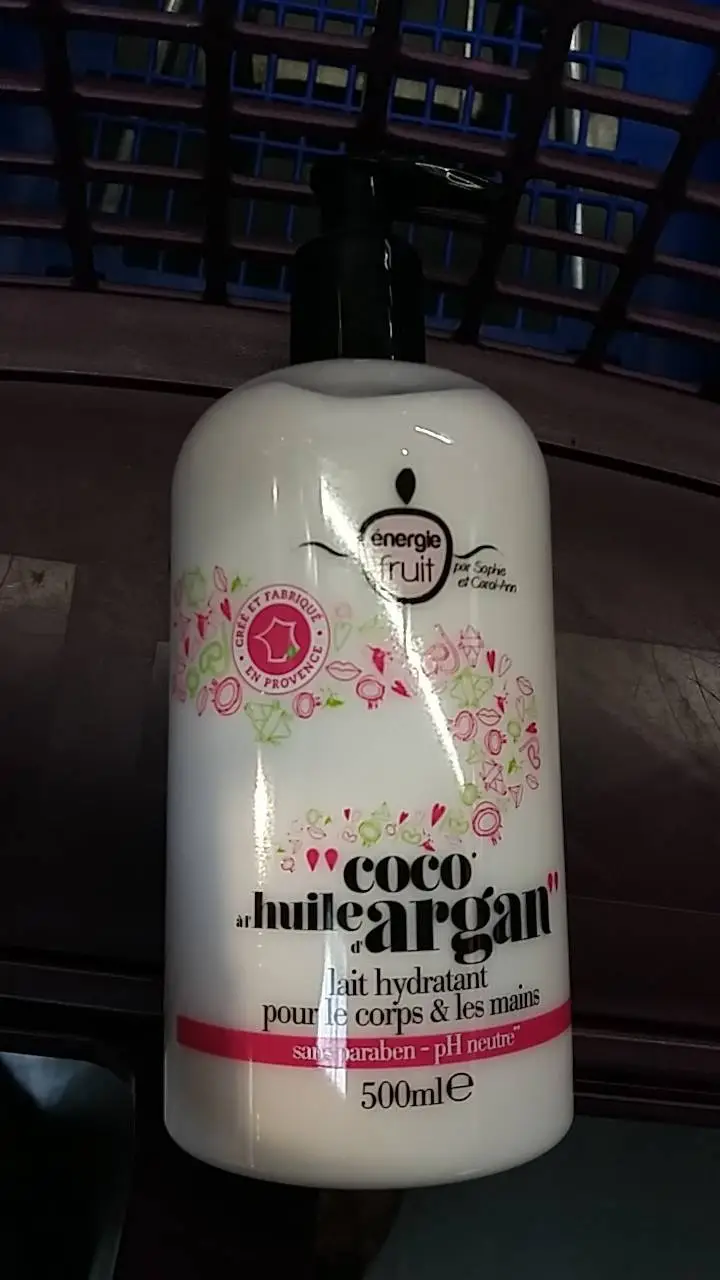 ENERGIE FRUIT - Lait hydratant pour le corps & les mains coco à l'huile d'argan