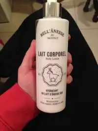 BELL'ÂNESSE EN PROVENCE - Lait corporel - Hydratant au lait d'ânesse bio