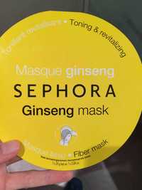 SEPHORA - Masque tissu ginseng