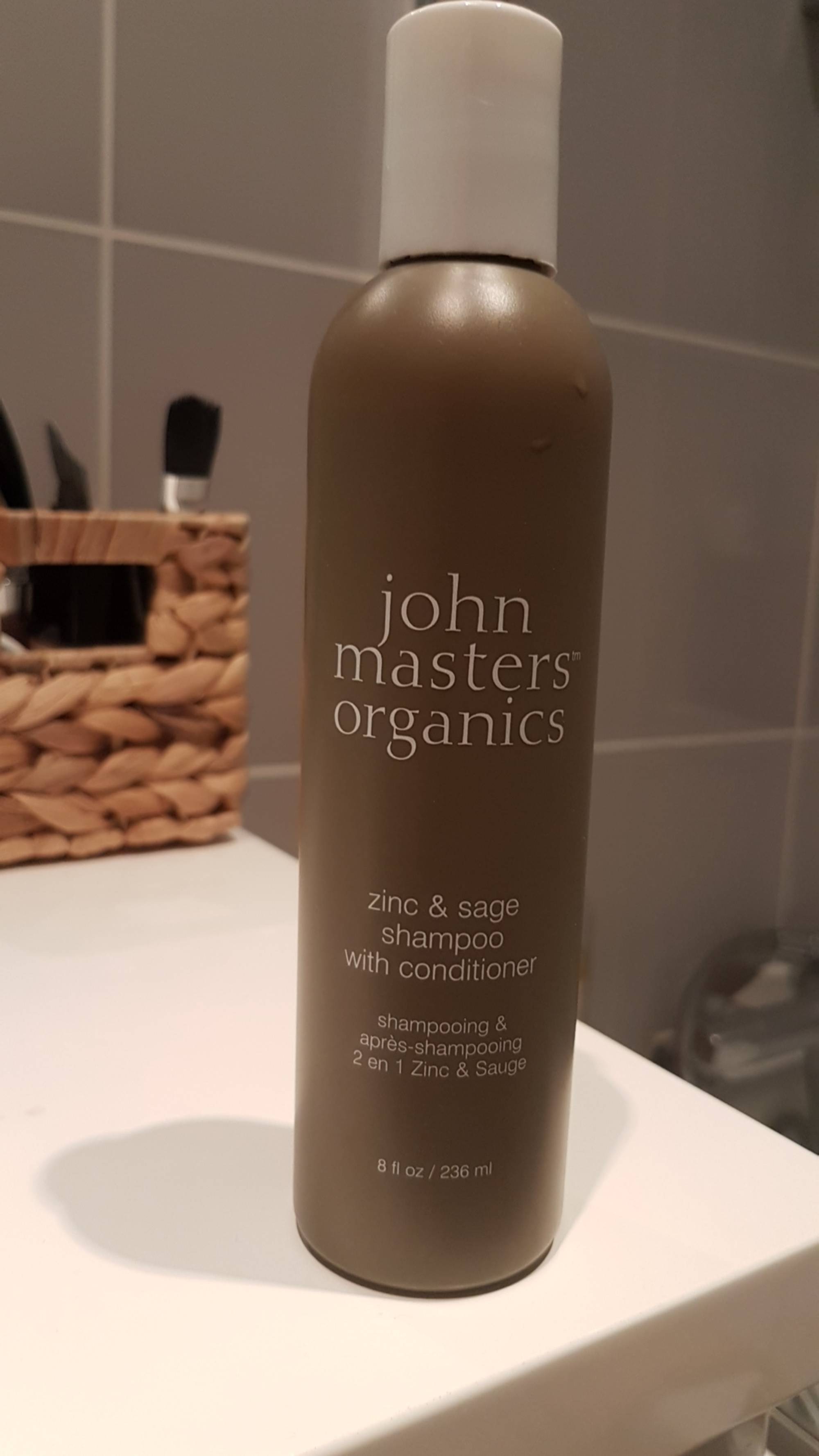 JOHN MASTERS ORGANICS - Shampooing & après-shampooing 2 en 1 zinc & sauge