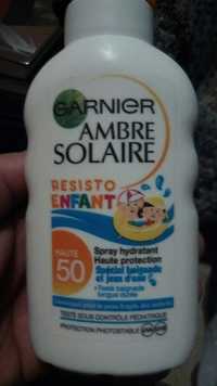 GARNIER - Ambre solaire resisto enfant - Spray hydratant haute protection 50