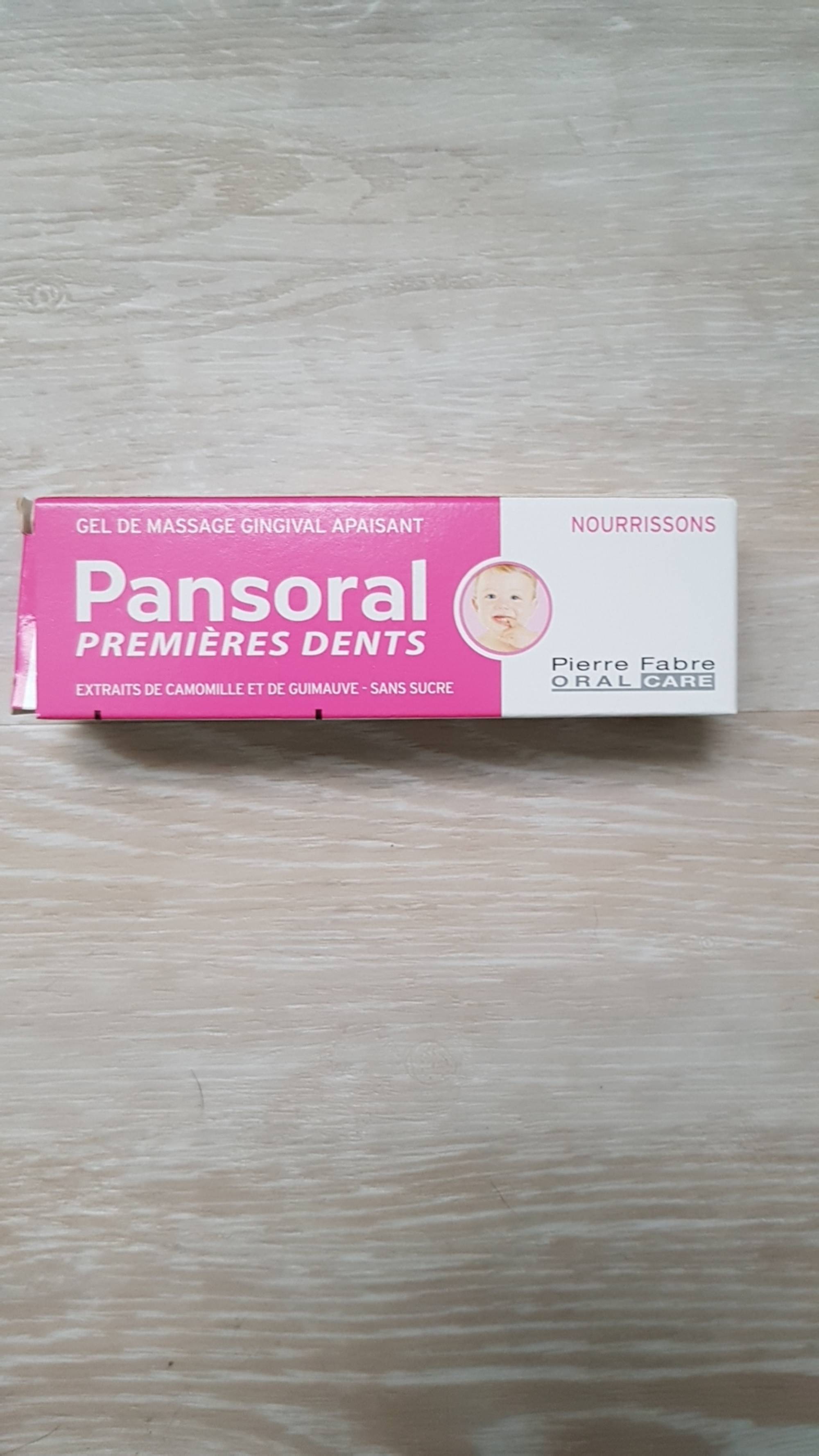 PIERRE FABRE - Pansoral premières dents - Gel de massage gingival nourrissons