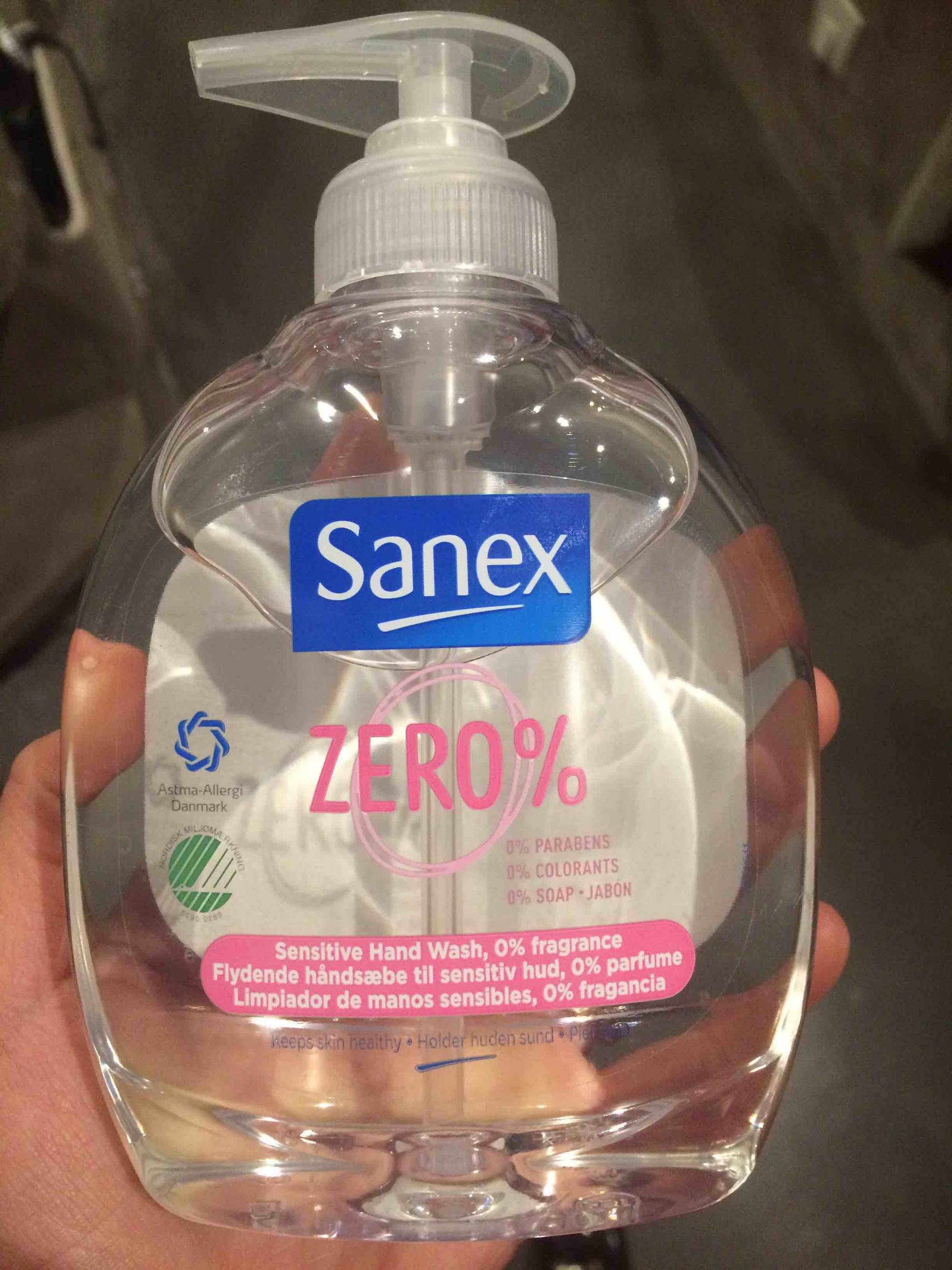 SANEX - Zero %, Sensitive Hand wash