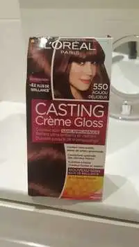 L'ORÉAL - Casting crème gloss - Couleur soin 550 Acajou délicieux