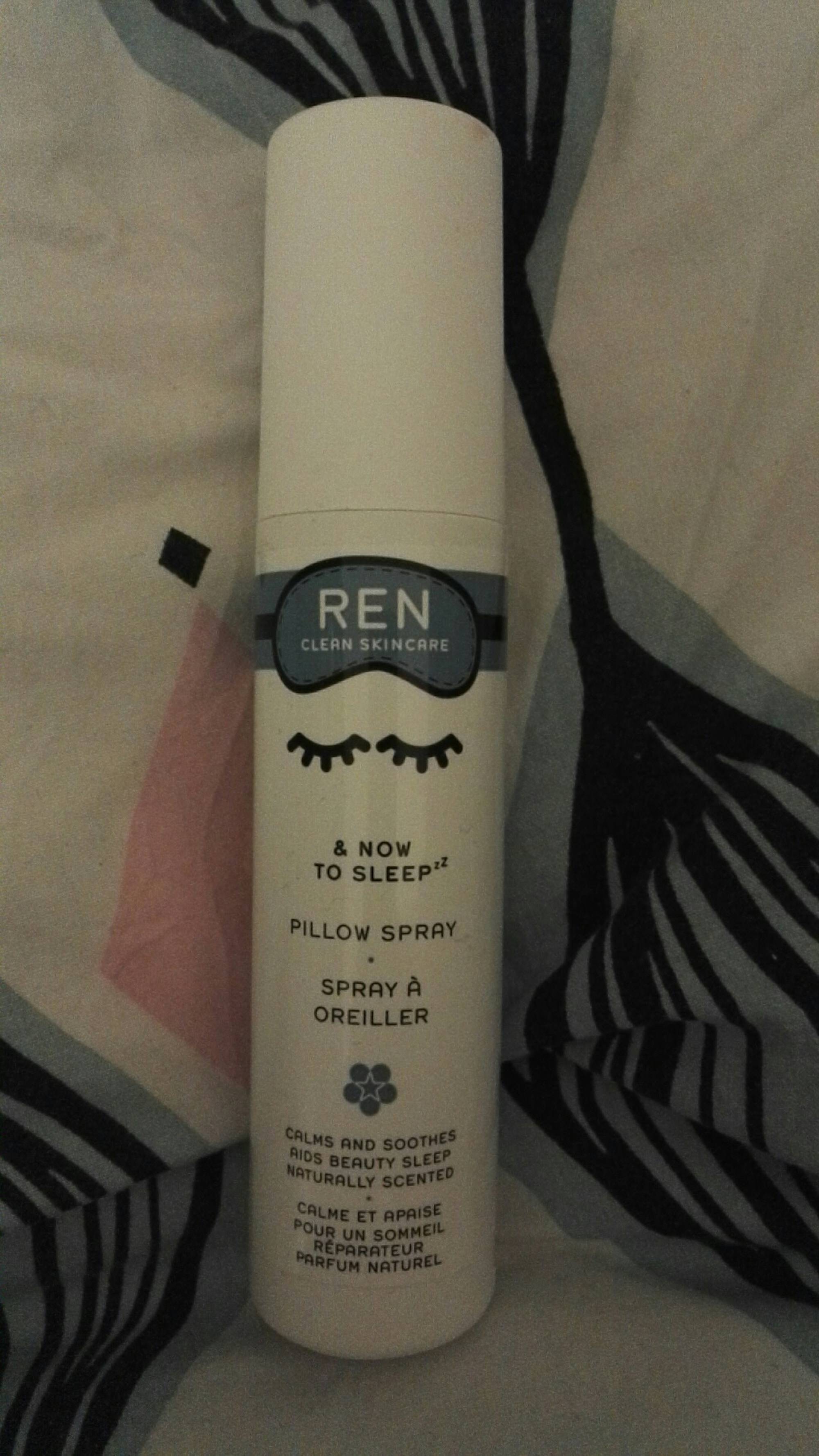 REN - & Now to sleep - Spray à oreiller