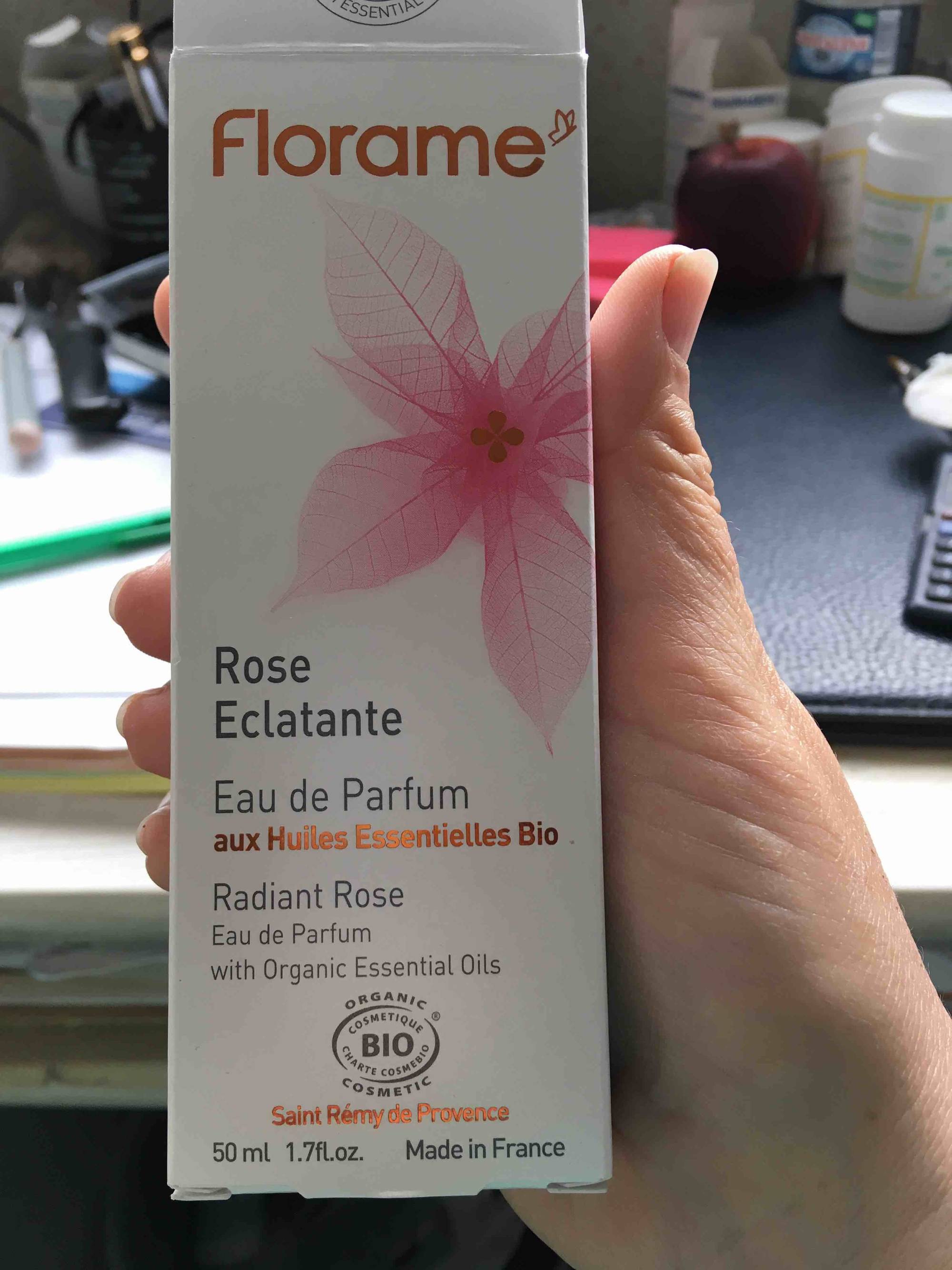 FLORAME - Rose éclatante - Eau de Parfum aux huiles essentielles bio