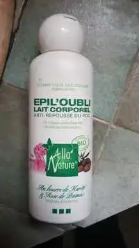 ALLO'NATURE - Epil'oubli - Lait corporel anti-repousse du poil