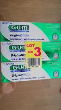 G.U.M - Original White - Pour des dents naturellement blanches