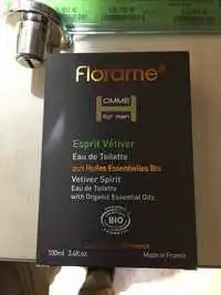 FLORAME - Esprit vétiver - Eau de toilette