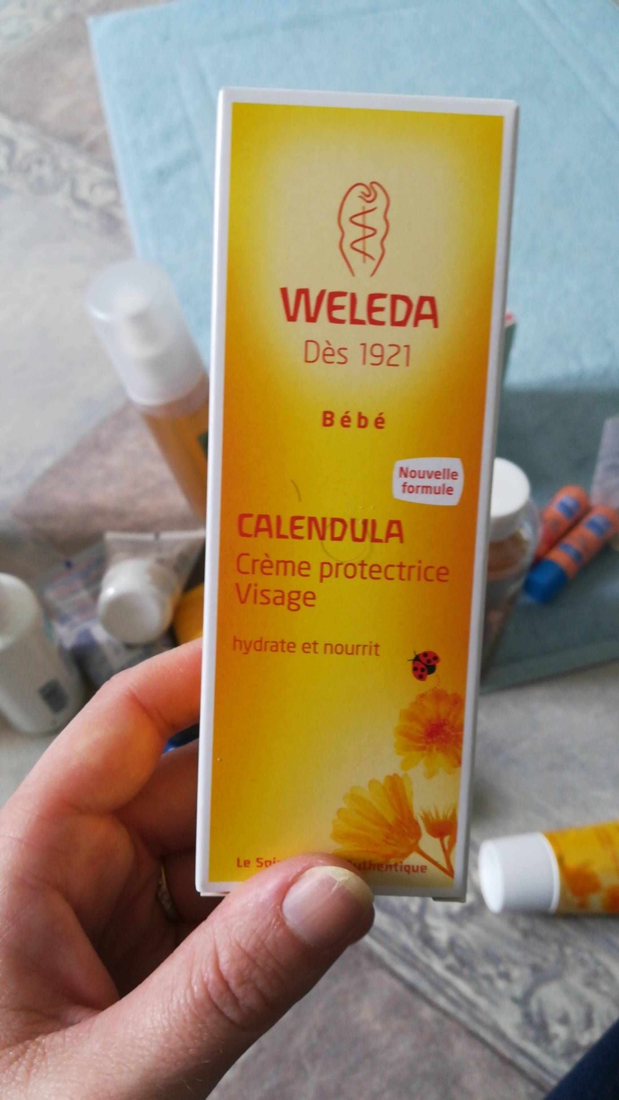 WELEDA - Calendula - Crème protectrice visage bébé 