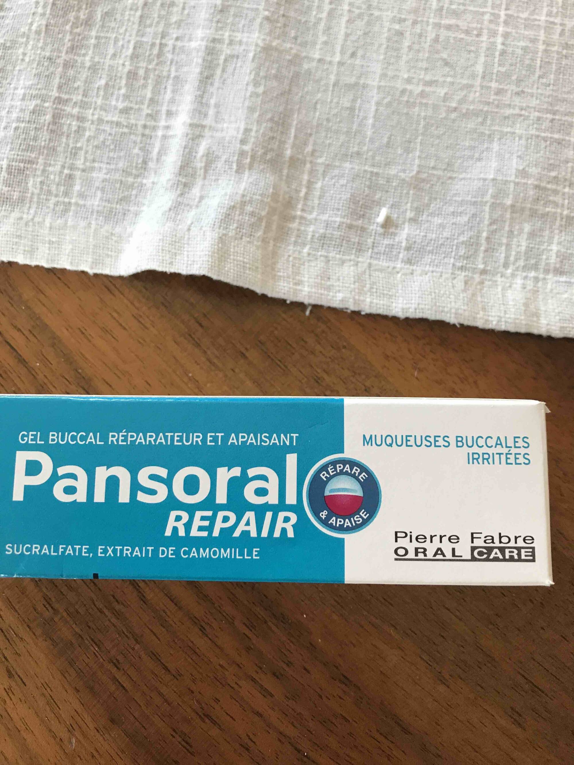 PANSORAL - Repair - Gel buccal réparateur et apaisant