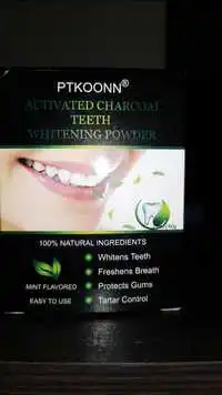 PTKOONN - Activated charcoal teeth - Whitening powder