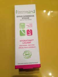 DERMACLAY - Doux gommage visage - Hydratant lissant