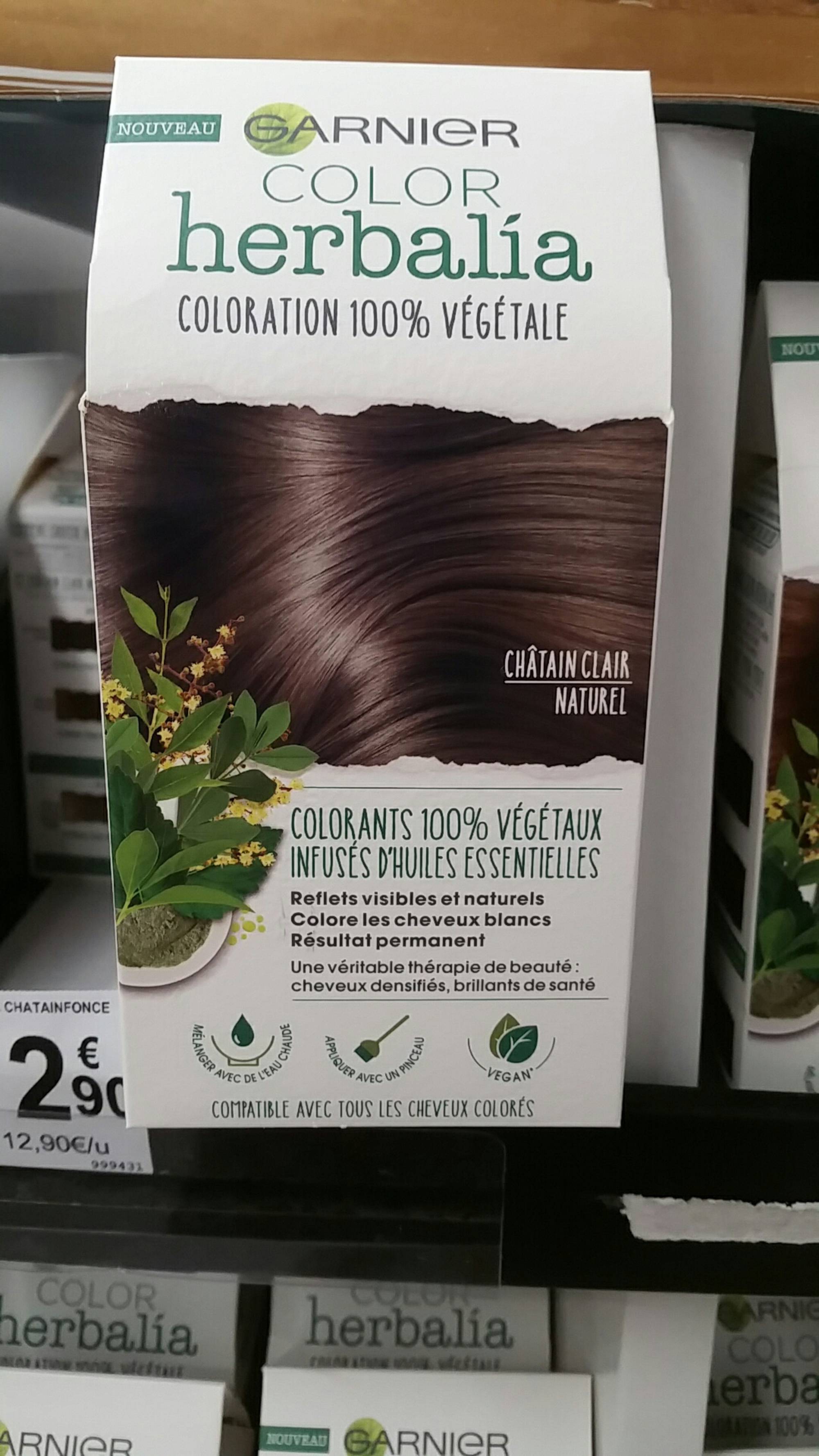 GARNIER - Color herbalia - Coloration 100% végétale châtain clair