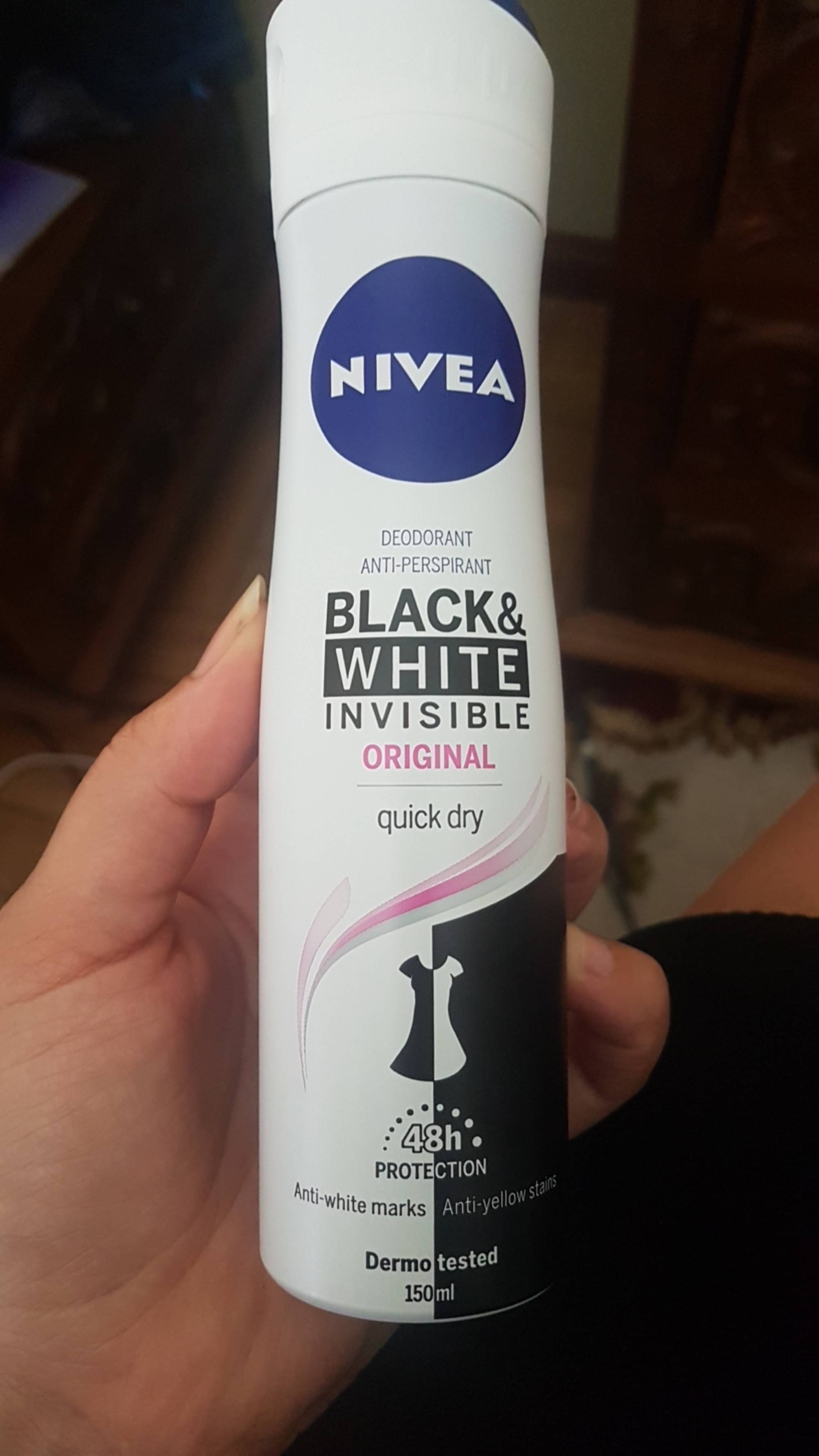 NIVEA - Black & White - Déodorant