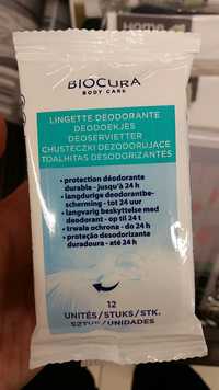 BIOCURA - Lingette déodorante 24h