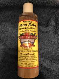 MAUI BABE - Browning lotion - All natural fast dark tan