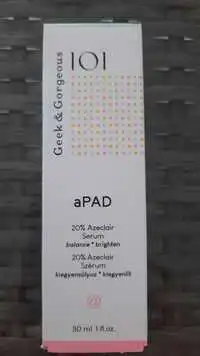 GEEK & GORGEOUS - Apad - 20% azeclair serum