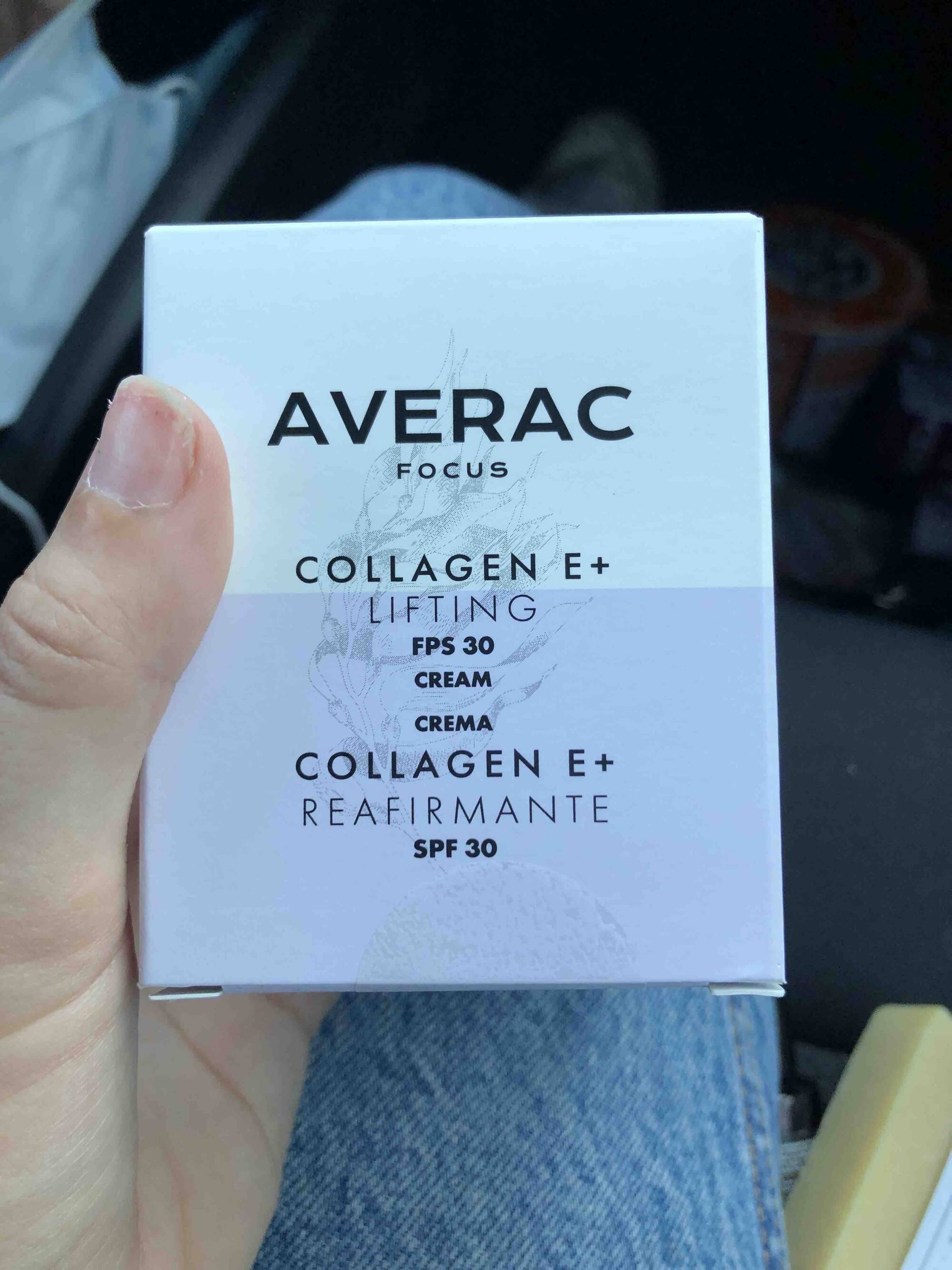 AVERAC - Collagen E+ - Lifting cream reafirmante SPF 30