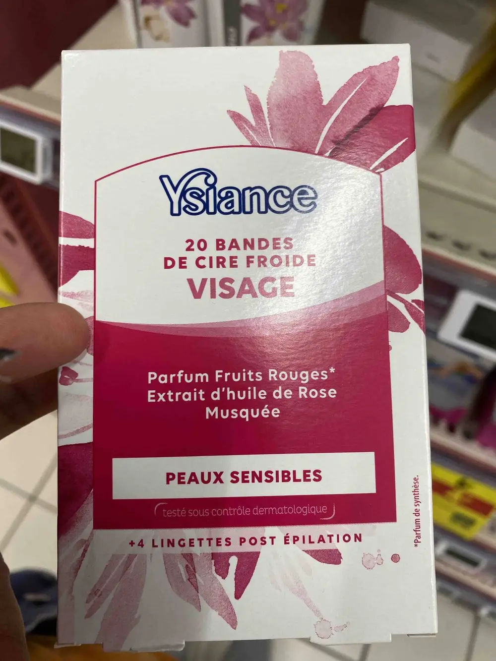 YSIANCE - Bandes de cire froide visage