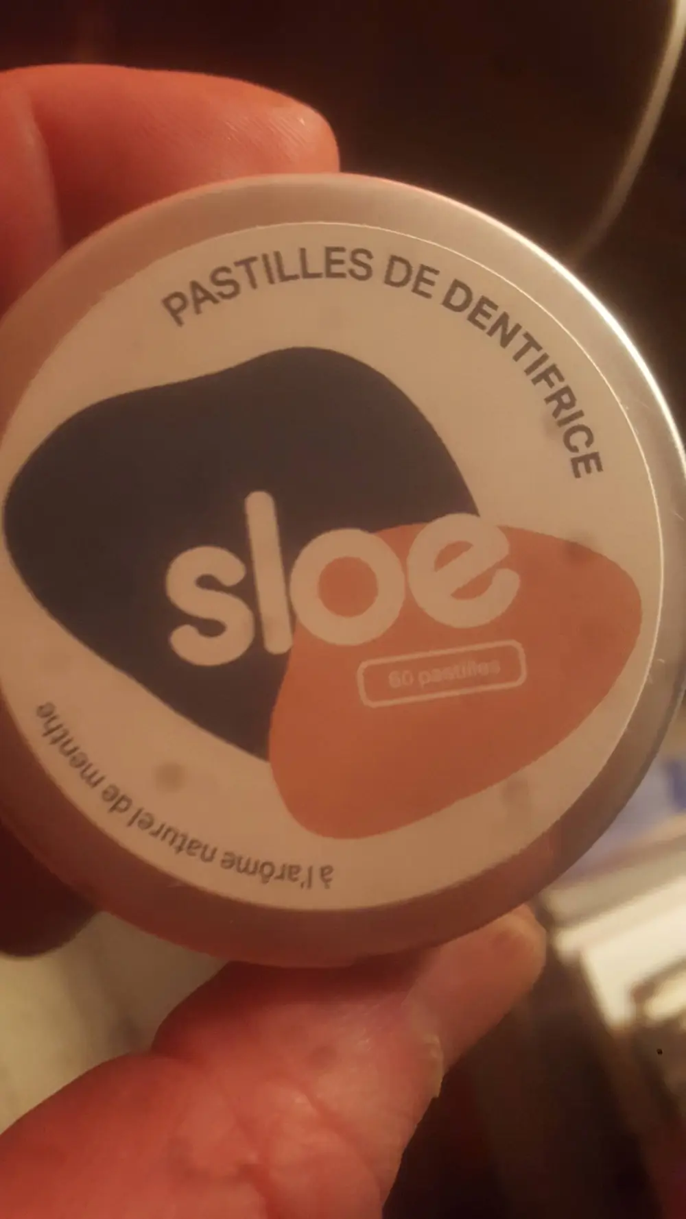 SLOE - Pastilles de dentifrice à l'arôme naturel de menthe
