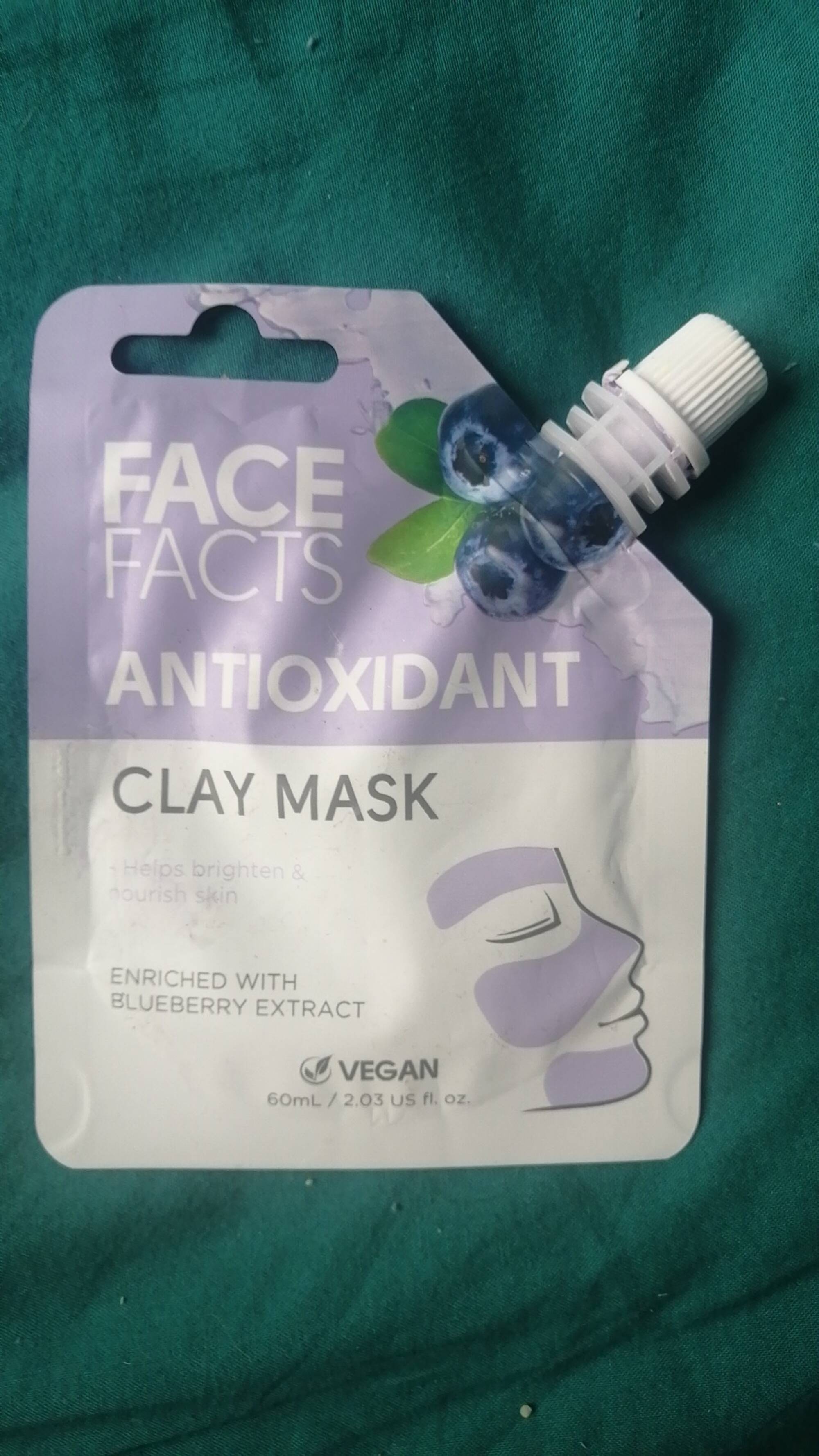 FACE FACTS - Antioxidant - Clay mask