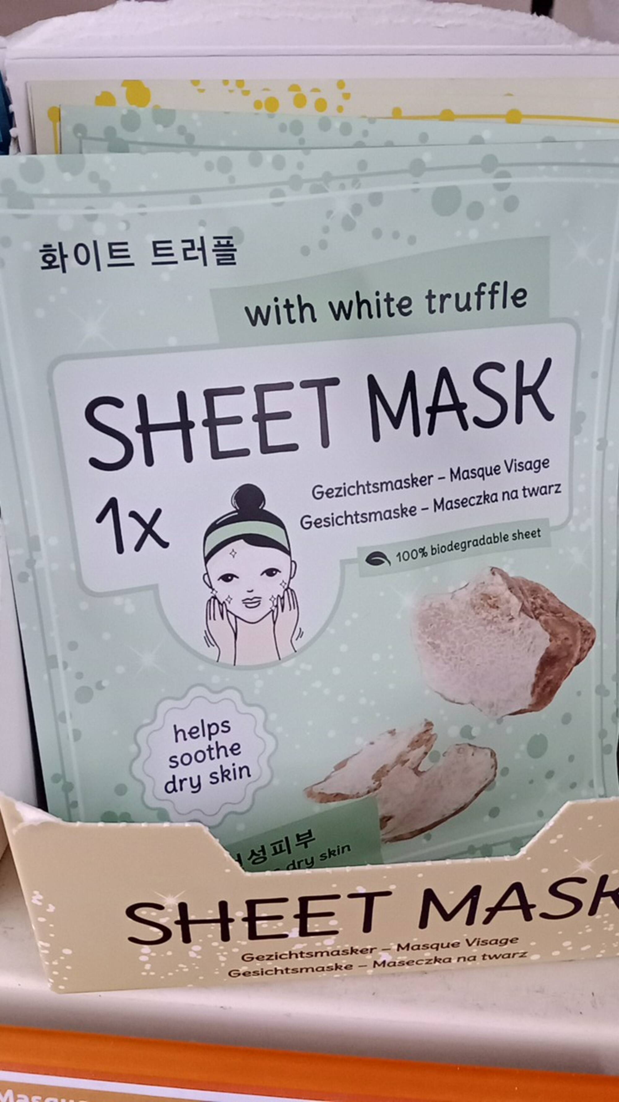 DAYES - Sheet mask with white truffle