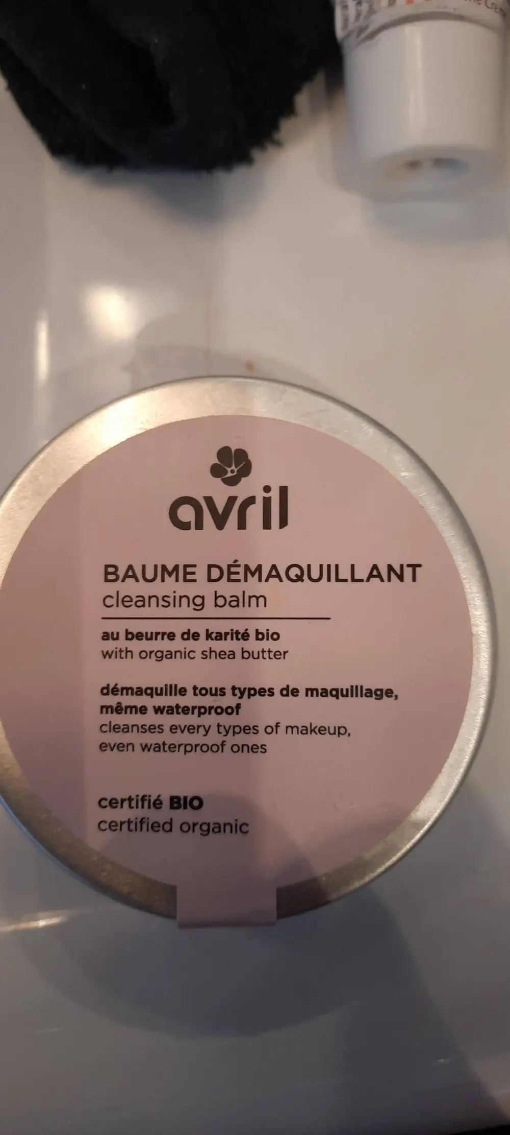 AVRIL - Baume démaquillant au beurre de karité bio