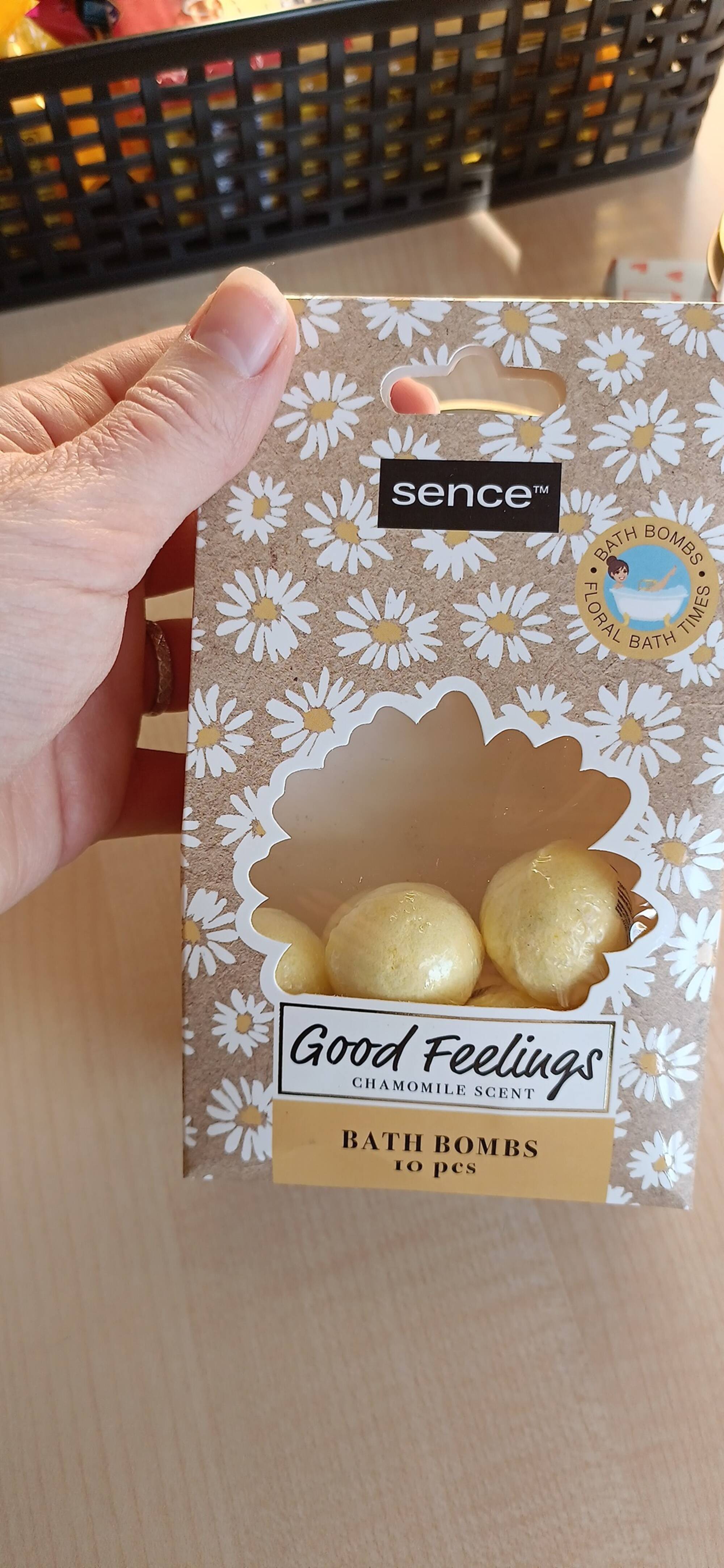 SENCE - Good feelings - 10 pcs bath bombs chamomille scent