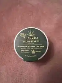 CHANVRIA - Baume lèvres à base d'huile de chanvre