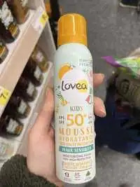 LOVEA - Mousse hydratante Kids SPF 50+