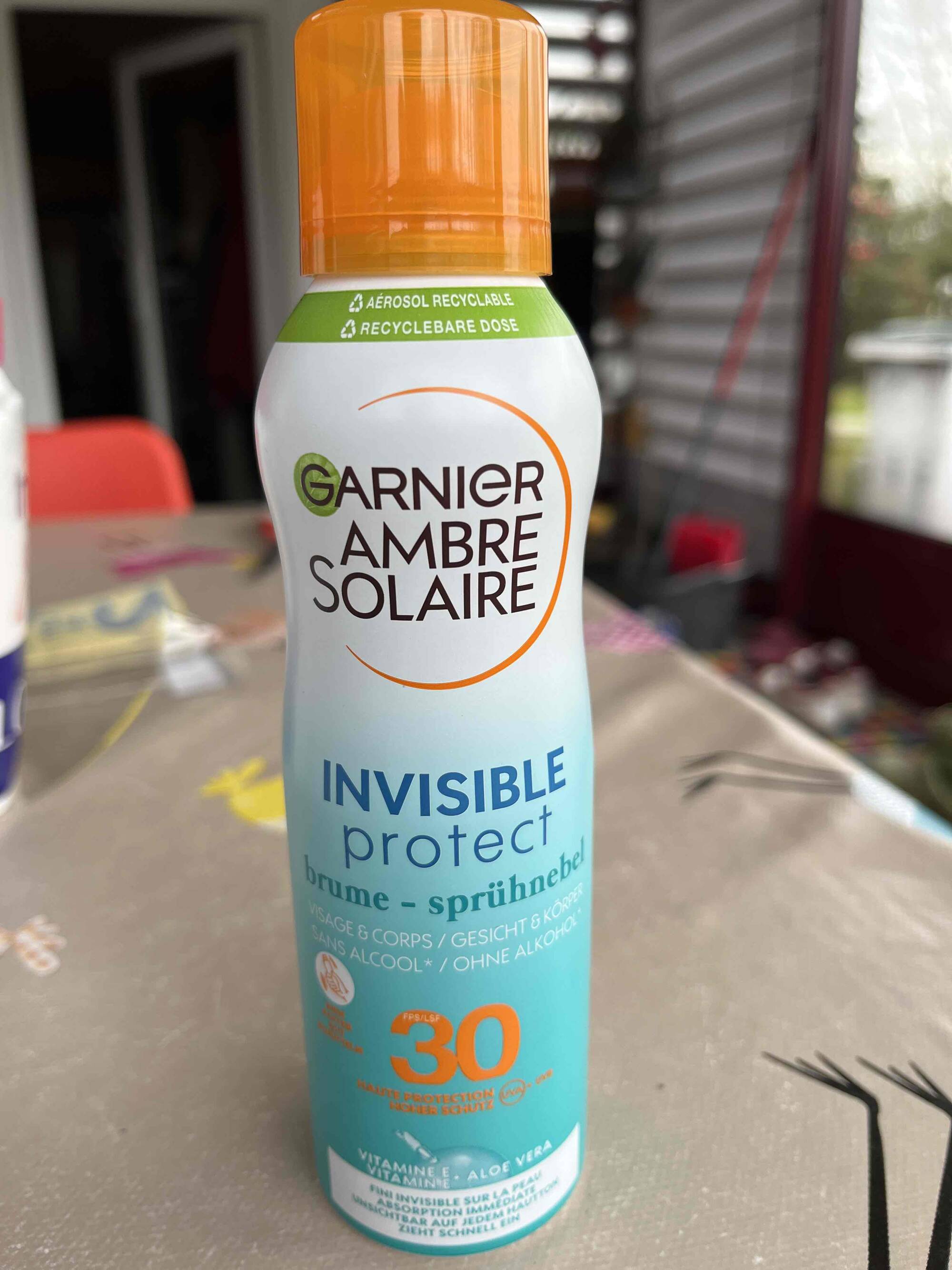 GARNIER - Ambre solaire - Brume invisible protect SPF 30