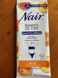 NAIR - Bandes de cire à l'extrait de pêche